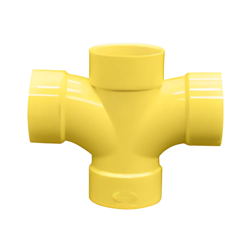 Tee Doble PVC Sanitario